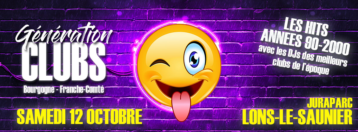 Génération Clubs - Samedi 12 octobre - Juraparc Lons-le-Saunier