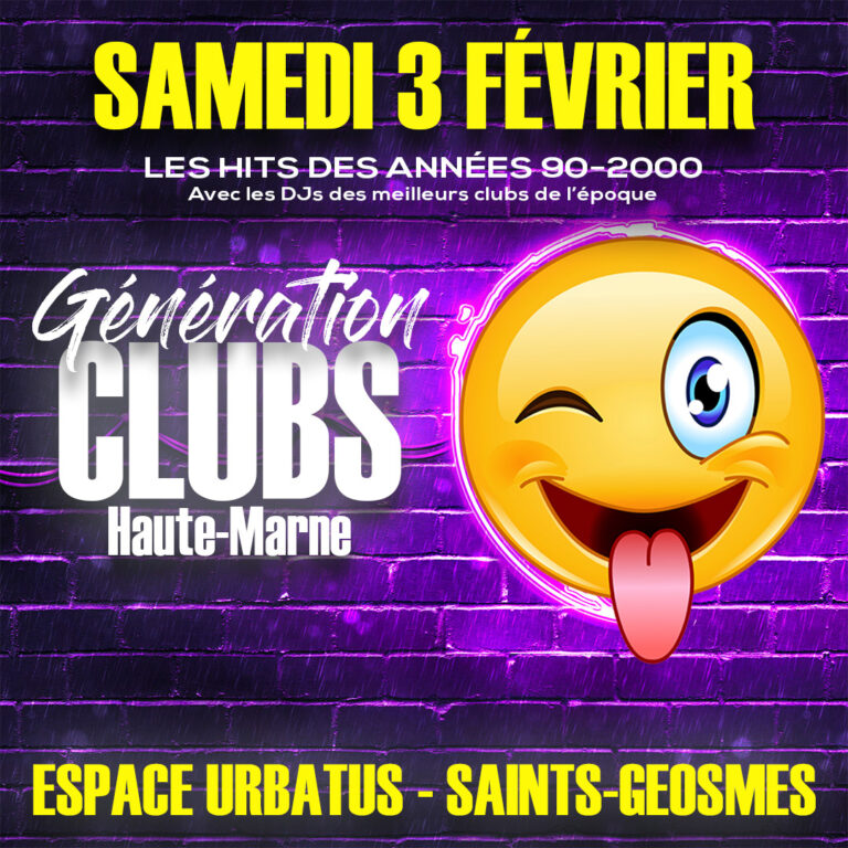 Génération Clubs Haute-Marne samedi 3 février 2024 - Saints-Geosmes