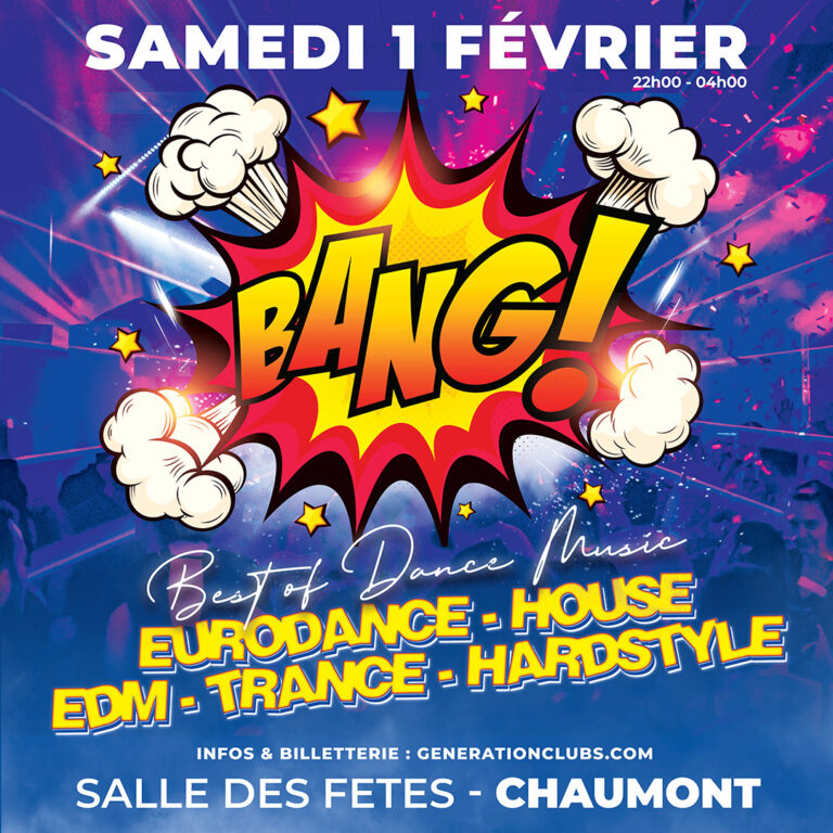 BANG! Samedi 1er février 2025 à Chaumont