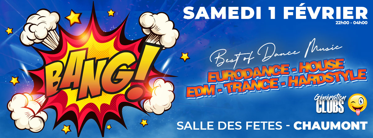 BANG! Samedi 1er février 2025 à Chaumont