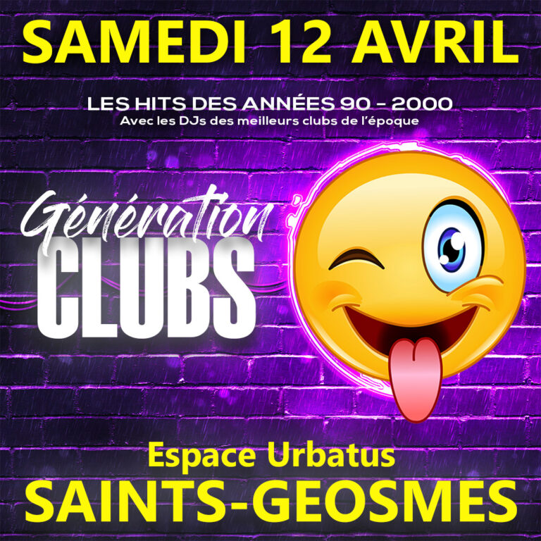 Génération Clubs - 12 avril 2025 - Saints-Geosmes