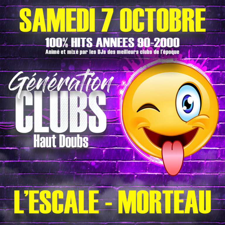 Génération Clubs Haut Doubs - samedi 7 octobre 2023 - Morteau