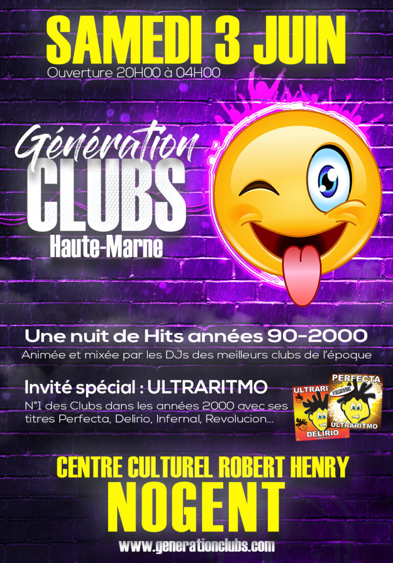 Génération Clubs Haute-Marne - Samedi 3 juin à Nogent